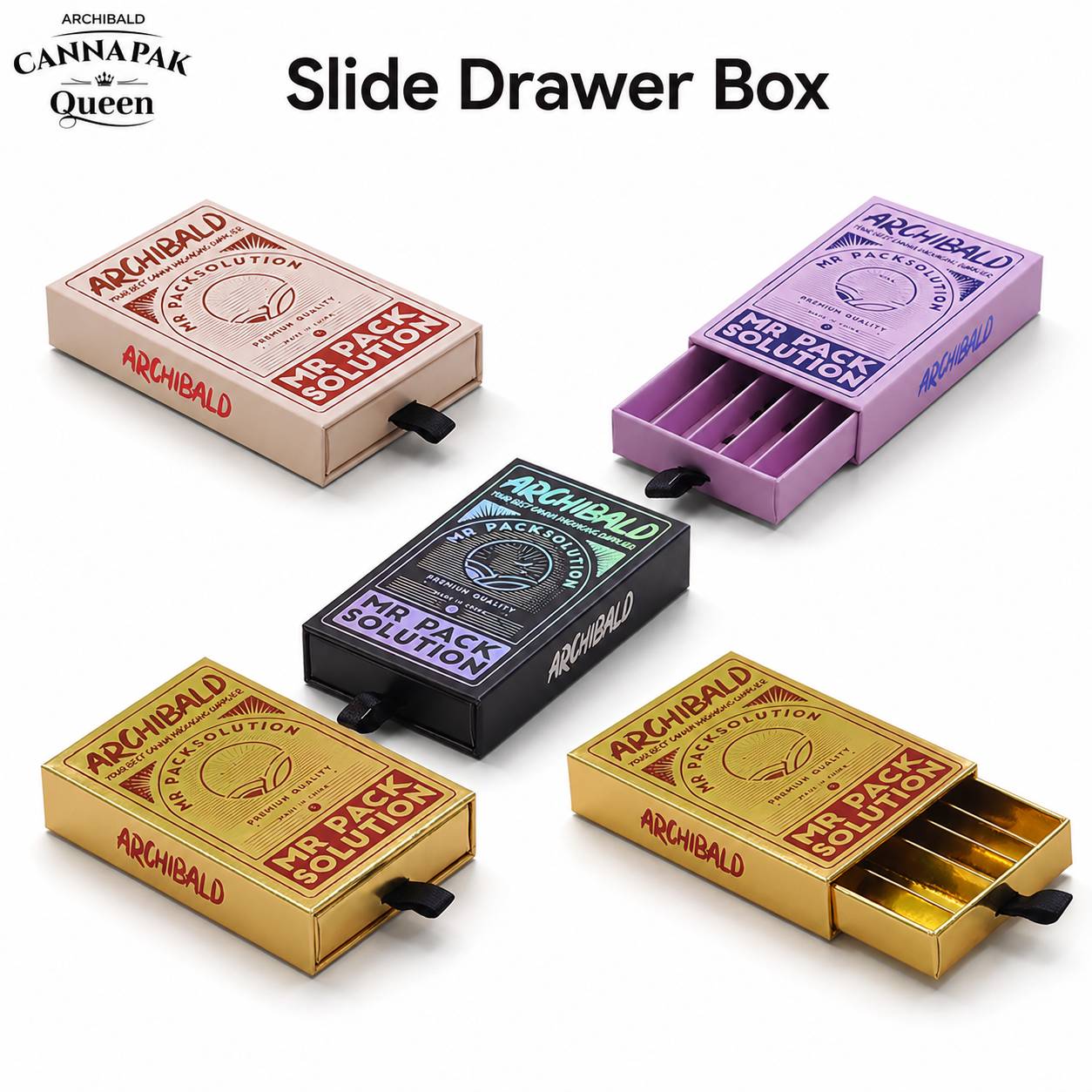Slide out pre roll boxes for 109mm joints packaging